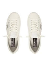GOLDEN GOOSE - Golden Goose Sneakersy Pure New GWF00197.F002789.80185 Biały. Kolor: biały. Materiał: skóra #6
