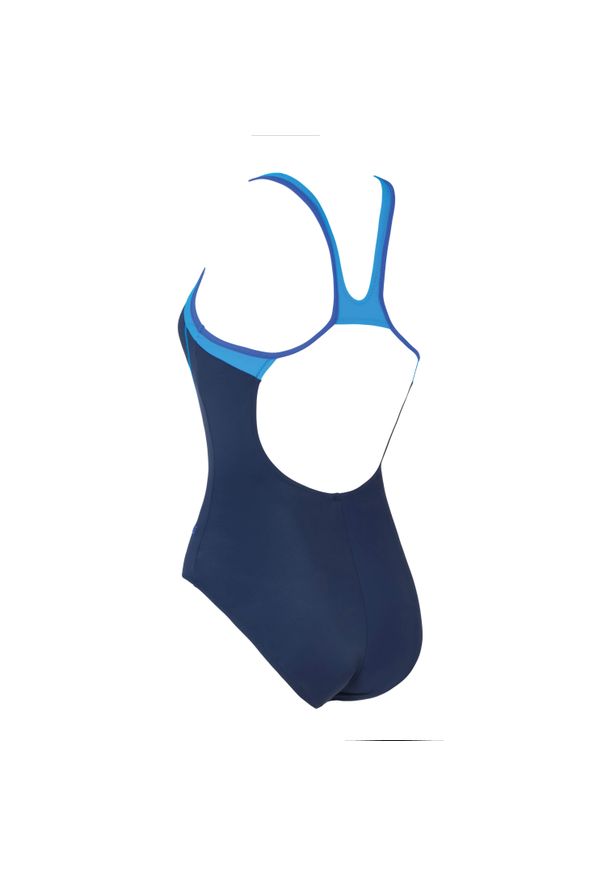 ZOGGS - Damski kostium kąpielowy 1-częściowy Zoggs Tokyo Iceback. Kolor: niebieski