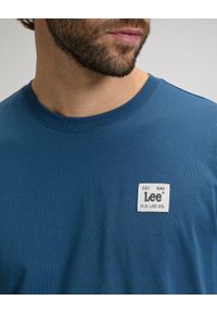 Lee - MĘSKA KOSZULKA LEE WOVEN LABEL TEE ORION BLUE 112376539 #5