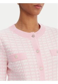 Morgan Kardigan 251-MORESA Żółty Slim Fit. Kolor: żółty. Materiał: syntetyk #4