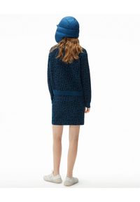 Kenzo - KENZO - Sweter z monogramem Sport. Kolor: niebieski. Materiał: dzianina, prążkowany, materiał. Długość rękawa: długi rękaw. Długość: długie. Wzór: aplikacja. Styl: sportowy #5