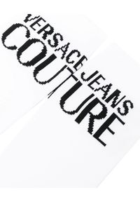 Versace Jeans Couture - VERSACE JEANS COUTURE - Białe skarpety z logo. Kolor: biały #2