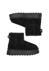 Badura Śniegowce C-WFA-01-H Czarny. Kolor: czarny. Materiał: skóra, zamsz #8