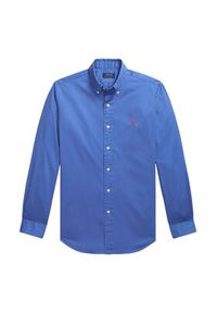 Polo Ralph Lauren Koszula 710B20512004 Niebieski Custom Fit. Typ kołnierza: polo. Kolor: niebieski. Materiał: bawełna #2