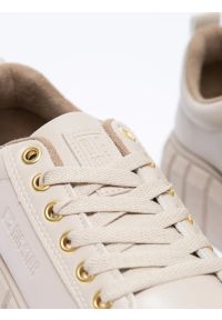 Big-Star - Sneakersy damskie beżowe MM274618 801. Kolor: beżowy. Materiał: jeans