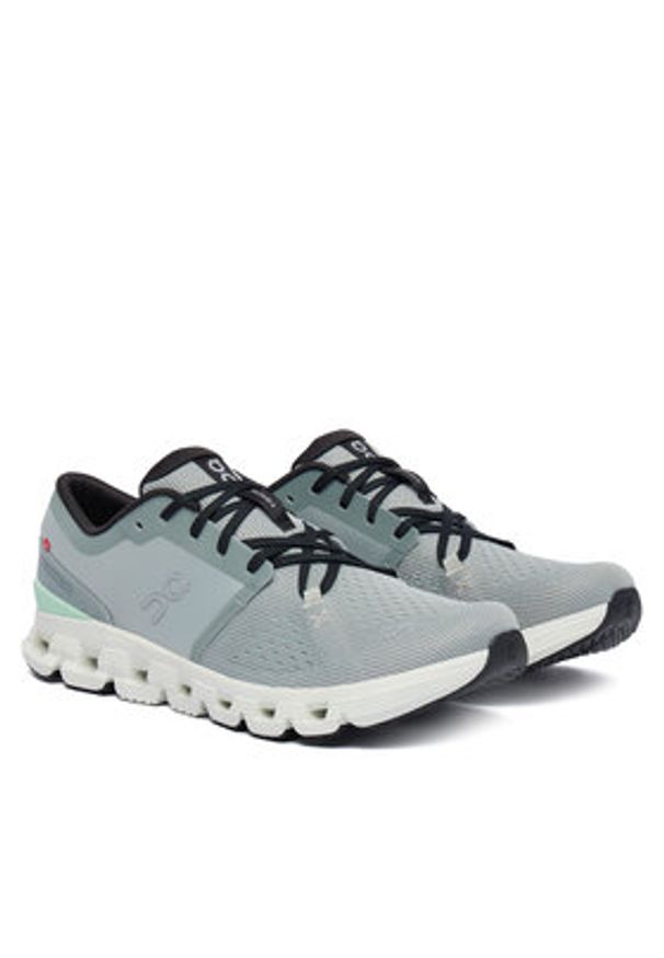 On Buty na siłownię Cloud X 4 3ME30044422 Zielony jasny. Kolor: zielony. Materiał: materiał. Sport: fitness