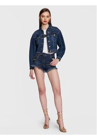 Elisabetta Franchi Szorty jeansowe HJ-17D-31E2-V300 Granatowy Regular Fit. Kolor: niebieski. Materiał: jeans, bawełna #5