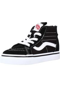 Vans - Kapcie VANS SK8-HI ZIP Czarny. Okazja: na co dzień. Kolor: czarny. Materiał: tkanina, skóra. Model: Vans SK8