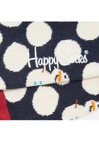 Happy-Socks - Happy Socks Skarpety wysokie unisex XBDS01-6500 Kolorowy. Materiał: bawełna, materiał. Wzór: kolorowy