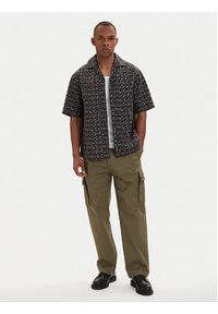 Hugo - HUGO Koszula Espino 50560606 Kolorowy Oversize. Materiał: bawełna. Wzór: kolorowy #4