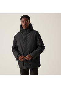 Regatta - Volter Podgrzewana męska wodoodporna ocieplana kurtka turystyczna. Kolor: czarny. Sport: turystyka piesza #1