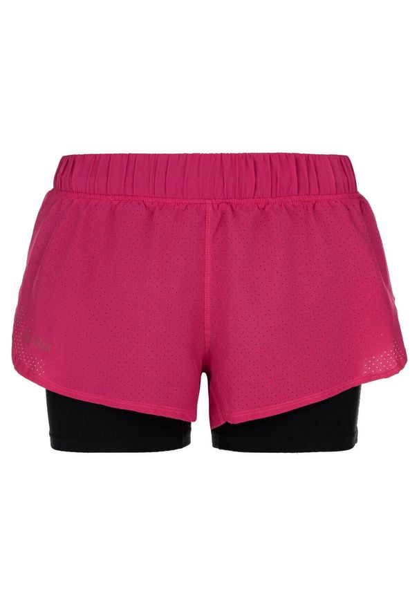 Damskie Szorty 2 w 1 Kilpi Bergen. Kolor: różowy. Sport: bieganie