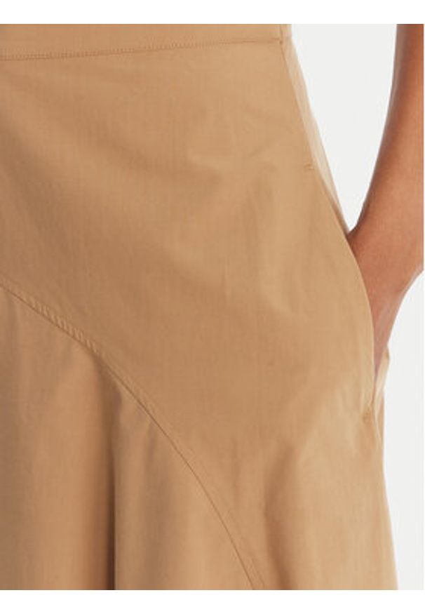 Weekend Max Mara Spódnica trapezowa Zattera 2615101042 Beżowy Regular Fit. Kolor: beżowy. Materiał: bawełna