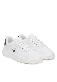 Calvin Klein Jeans Sneakersy Chunky Cupsole Ru Patch Lth Wn YW0YW01846 Biały. Kolor: biały. Materiał: skóra #2