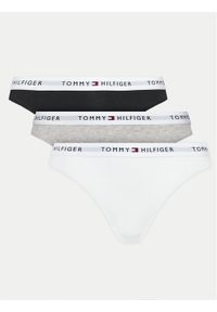 TOMMY HILFIGER - Tommy Hilfiger Komplet stringów UW0UW05530 Kolorowy. Materiał: bawełna. Wzór: kolorowy #1
