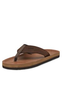 Rieker Japonki 20152-25 Brązowy. Kolor: brązowy. Materiał: nubuk, skóra #3
