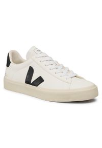 Sneakersy Veja Campo Chromefree CP051537 Extra White/Black. Kolor: biały. Materiał: skóra #1