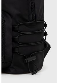 Trussardi Jeans - Trussardi plecak męski kolor czarny duży gładki. Kolor: czarny. Wzór: gładki