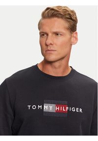 TOMMY HILFIGER - Tommy Hilfiger Bluza MW0MW35541 Granatowy Regular Fit. Kolor: niebieski. Materiał: syntetyk, bawełna