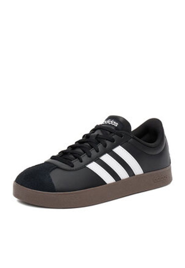 Adidas - adidas Sneakersy VL COURT BASE ID3715 WB Czarny. Kolor: czarny. Materiał: skóra