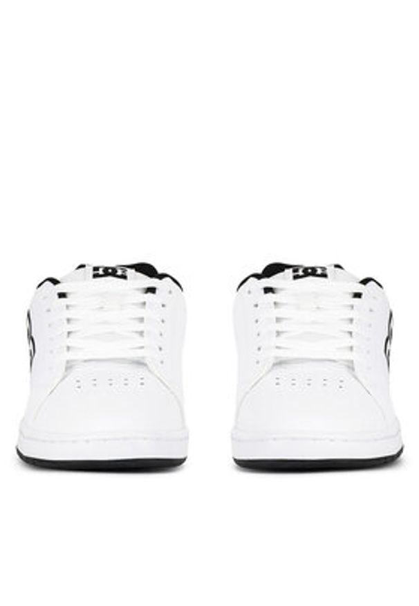 DC Shoes Sneakersy GAVELER SN ADYS100574-XWKW Biały. Kolor: biały. Materiał: skóra