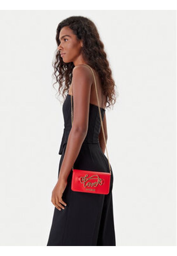 Love Moschino - LOVE MOSCHINO Torebka JC5736PP0MKG0500 Czerwony. Kolor: czerwony. Materiał: skórzane