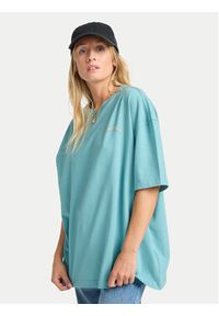 Billabong T-Shirt Reach For Sunshine EBJZT00478 Turkusowy Loose Fit. Kolor: turkusowy. Materiał: bawełna #2