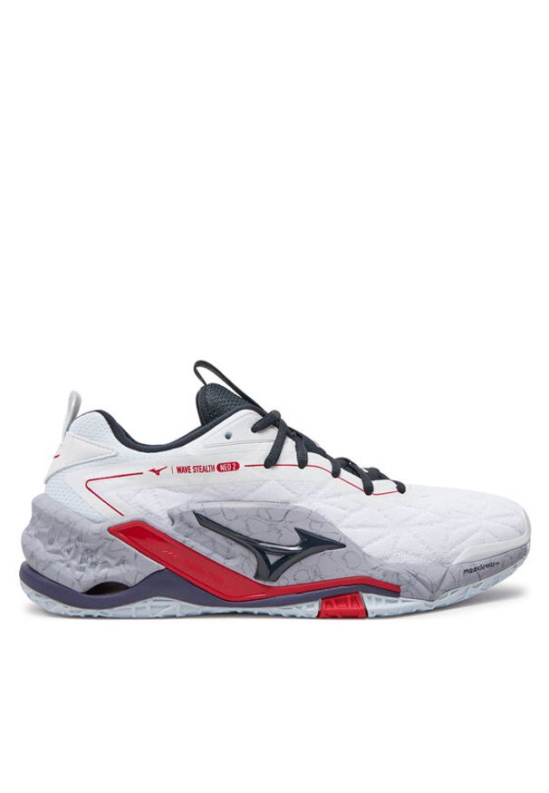 Mizuno Buty halowe Wave Stealth Neo 2 X1GA2400 Biały. Kolor: biały. Materiał: materiał. Model: Mizuno Wave