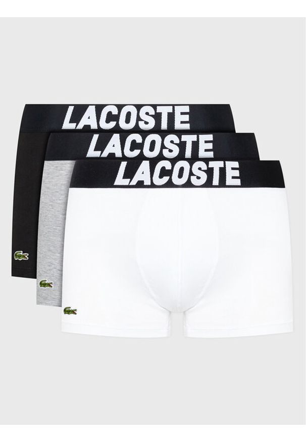 Lacoste Komplet 3 par bokserek 5H2083 Kolorowy. Materiał: bawełna. Wzór: kolorowy