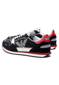 Emporio Armani Sneakersy X4X537 XM678 N495 Czarny. Kolor: czarny #3