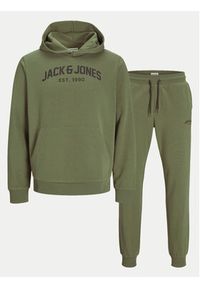 Jack & Jones - Jack&Jones Dres Josh 12271632 Zielony Regular Fit. Kolor: zielony. Materiał: bawełna, syntetyk #7