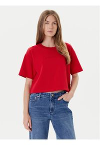 MICHAEL Michael Kors T-Shirt MT551T65MF Czerwony Relaxed Fit. Kolor: czerwony. Materiał: bawełna
