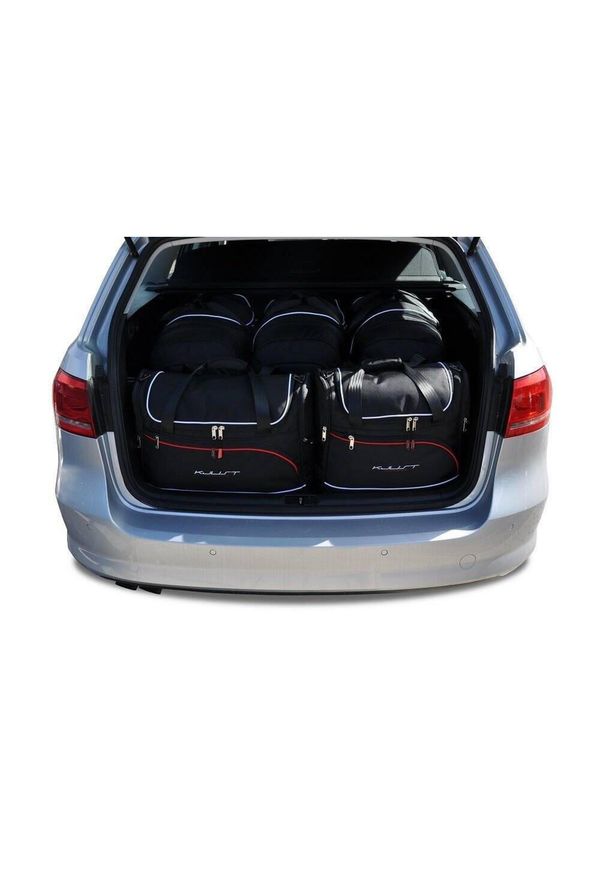 KJUST - Torby Do Bagażnika Vw Passat Variant 2010-2014 5Szt Kjust. Kolor: czarny. Styl: sportowy