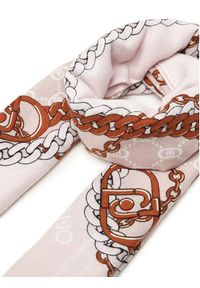 Liu Jo Chusta Ecs Foulard Logo Me 2F5073 T0300 Różowy. Kolor: różowy. Materiał: poliester, materiał