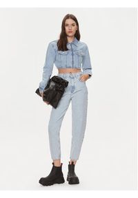 Tommy Jeans Kurtka jeansowa DW0DW17450 Niebieski Slim Fit. Kolor: niebieski. Materiał: bawełna #4