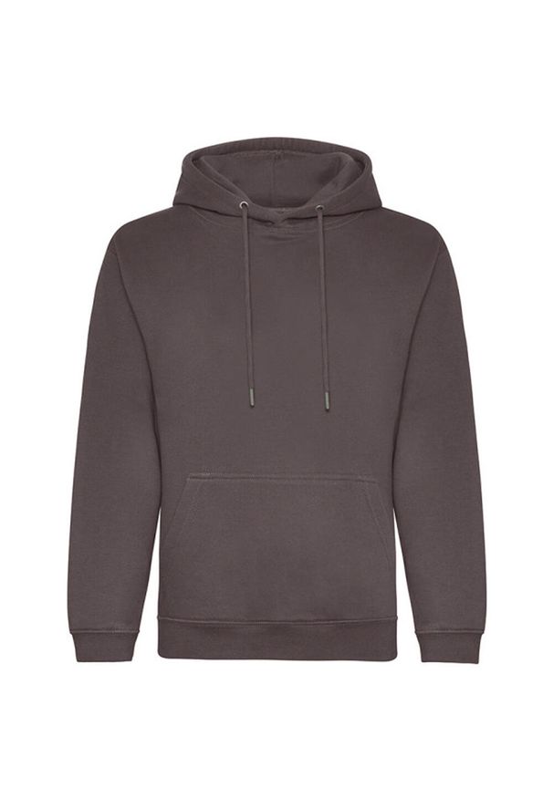 AWDIS - Organiczna Bluza Z Kapturem Unisex Dla Dorosłych. Typ kołnierza: kaptur. Kolor: wielokolorowy, szary, brązowy