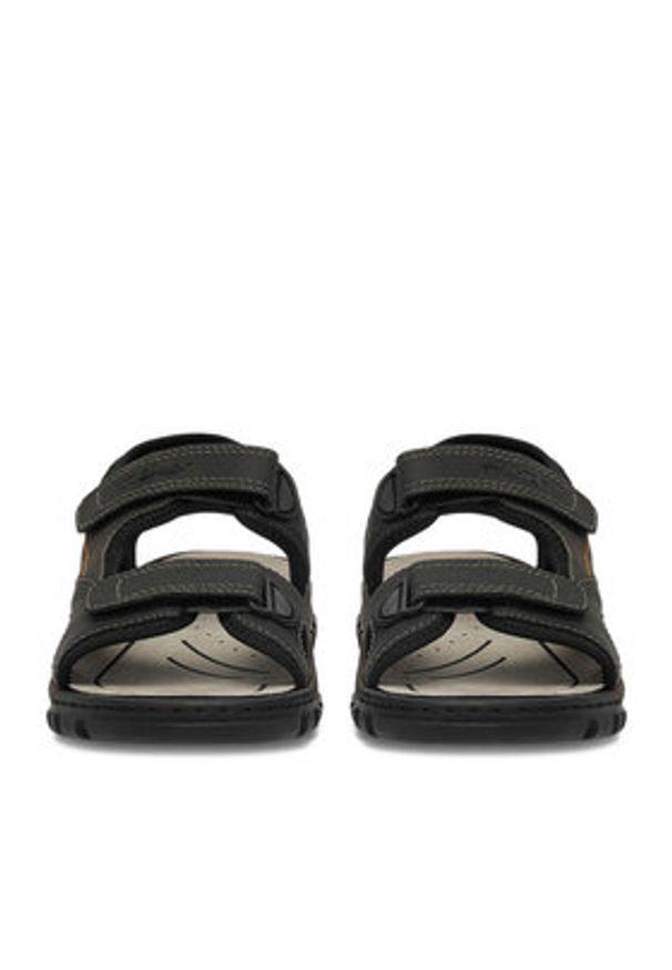 Rieker Sandały CEO-25053-00 Czarny. Kolor: czarny. Materiał: materiał