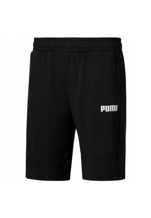 Spodnie sportowe męskie Puma Ess Jersey. Kolor: czarny. Materiał: jersey. Długość: krótkie. Styl: sportowy