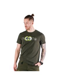 TAGART - T-shirt myśliwski męski Tagart FNT Nocto Green z nadrukiem. Kolor: zielony. Wzór: nadruk