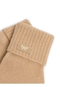 Weekend Max Mara Rękawiczki Damskie Zamianew 2525566055 Brązowy. Kolor: brązowy. Materiał: wełna, materiał