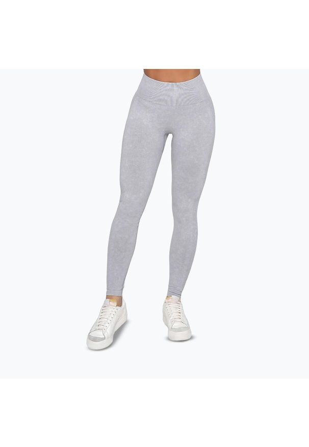 GYMBEAM - Legginsy Carpatree Dopamine Buzz Seamless. Kolor: szary. Sport: fitness