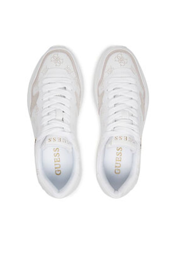 Guess Sneakersy FLPVI3 LEL12 Biały. Kolor: biały. Materiał: skóra