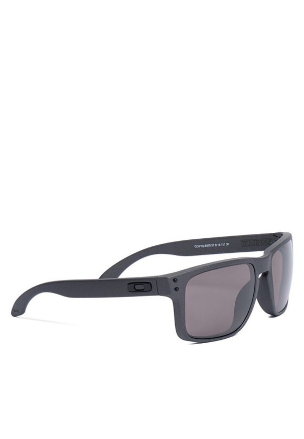 Oakley Okulary przeciwsłoneczne Holbrook OO9102-B5 Szary. Kolor: szary. Materiał: syntetyk