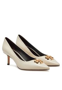 Tory Burch Szpilki Eleanor Pump 157963 Écru. Materiał: skóra. Obcas: na szpilce #2