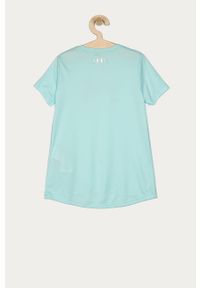 Under Armour - T-shirt dziecięcy 122-170 cm. Okazja: na co dzień. Kolor: niebieski. Materiał: tkanina, poliester, dzianina. Wzór: nadruk. Styl: casual #2