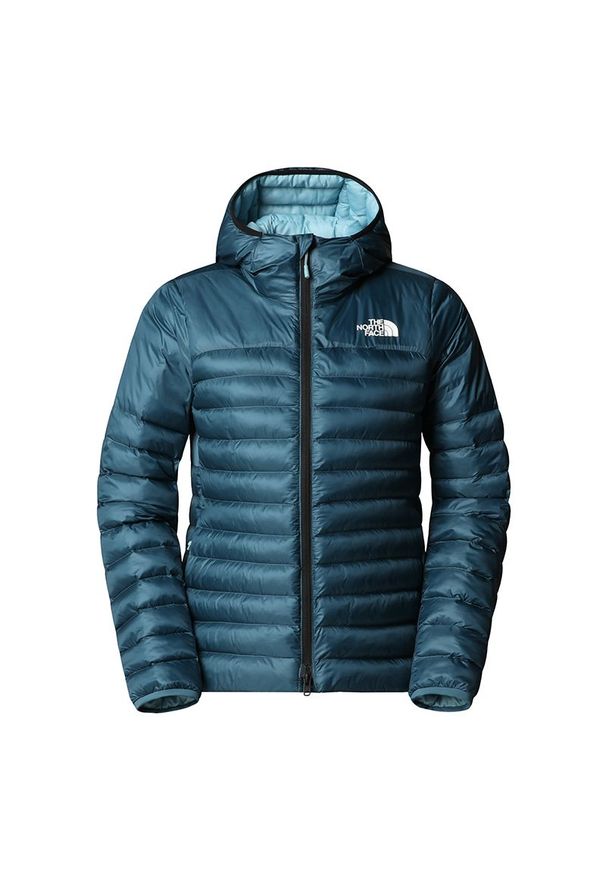 Kurtka damska The North Face Terra Peak 0A8DEDBQ51 - niebieska. Okazja: na co dzień. Kolor: niebieski. Materiał: materiał, syntetyk, puch, nylon. Sezon: jesień, zima. Styl: casual