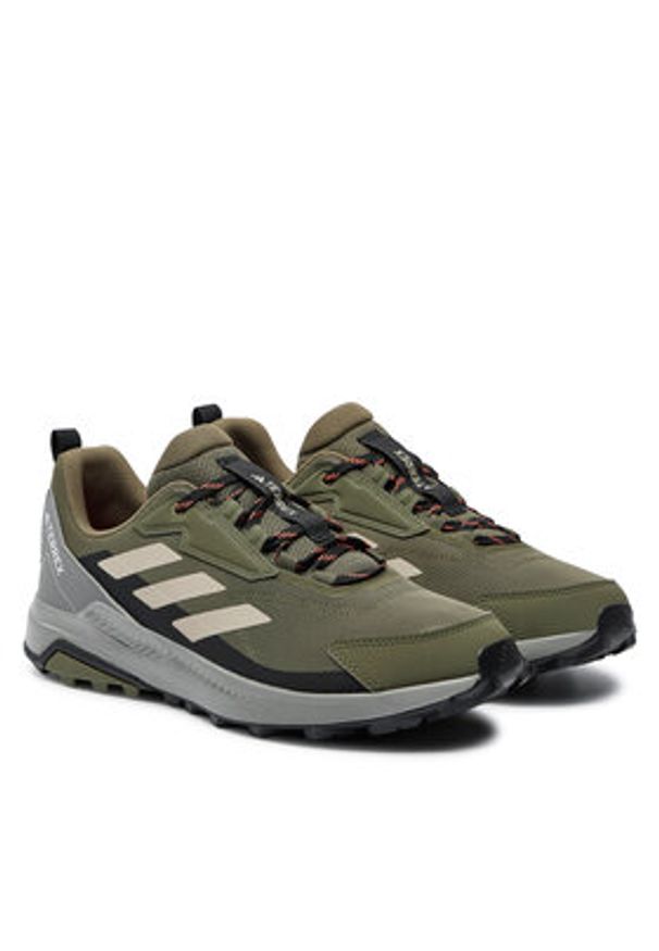 Adidas - adidas Trekkingi Terrex Anylander ID0894 Zielony. Kolor: zielony. Materiał: mesh, materiał. Model: Adidas Terrex. Sport: turystyka piesza