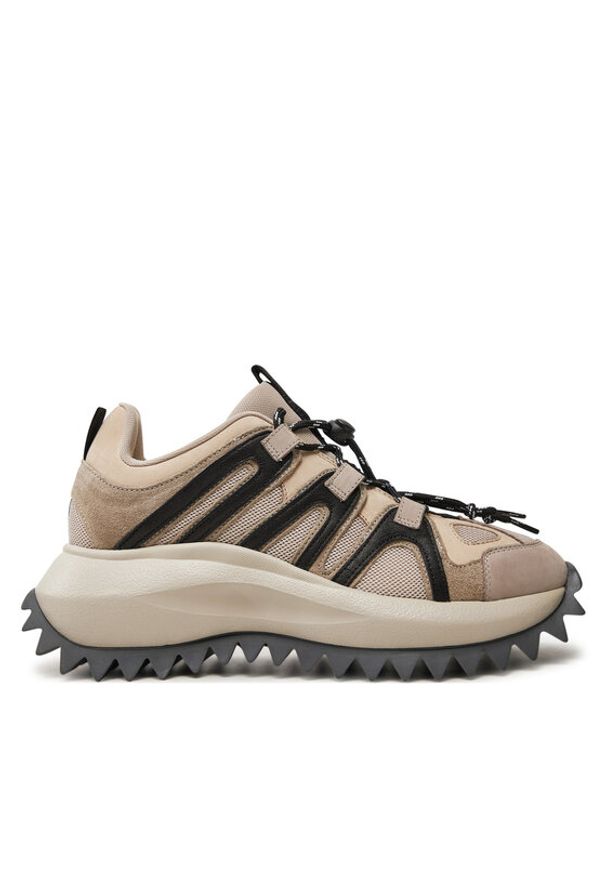 Vic Matié Sneakersy 1F2104D 22BOVTH94 Beżowy. Kolor: beżowy. Materiał: zamsz, skóra