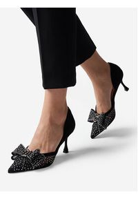Eva Minge Szpilki EO-AVA-78096-202 Czarny. Kolor: czarny. Materiał: zamsz, skóra. Obcas: na szpilce #6