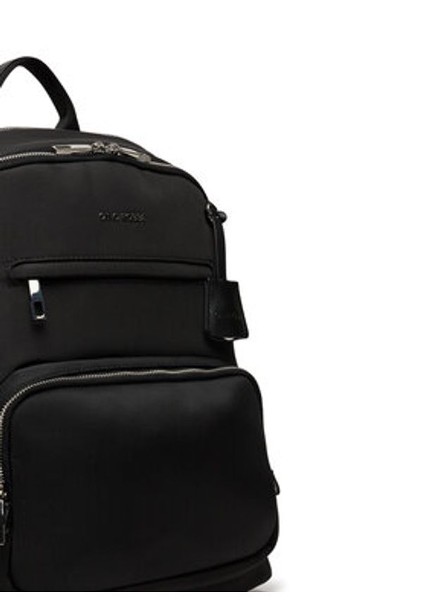 Gino Rossi Plecak 06A11235-1 Czarny. Kolor: czarny. Materiał: poliester, materiał